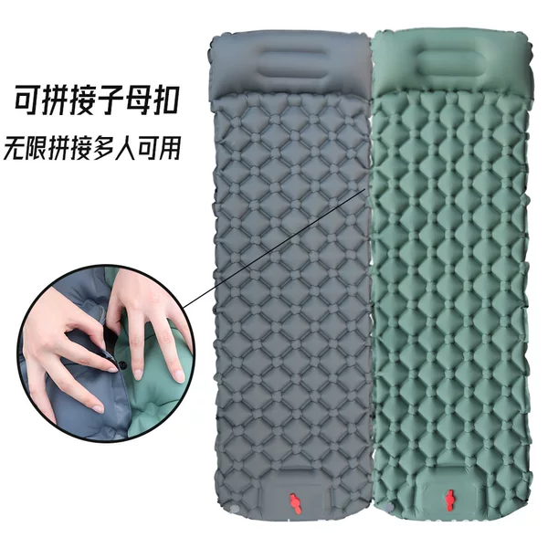 Single-Person Diamond-Shaped Tpu Moisture-Proof Camping Mat, Ultra-Light for Outdoor Use