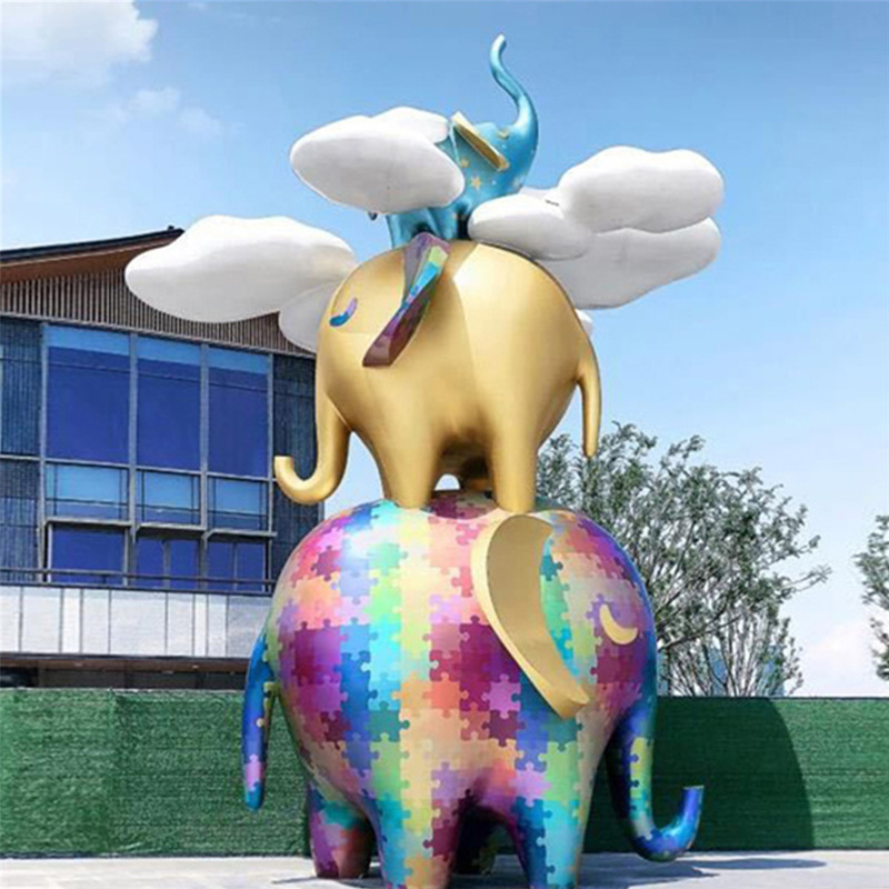 SKU_15_七彩大象雕塑（定制尺寸颜色）.jpg