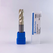 4刃高温合金耐热合金钨钢圆鼻铣刀高效率高精度耐磨涂层CNC圆角刀