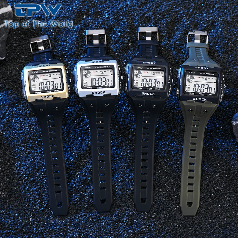 Universal fashionable digital watch, waterproof sports speedometer