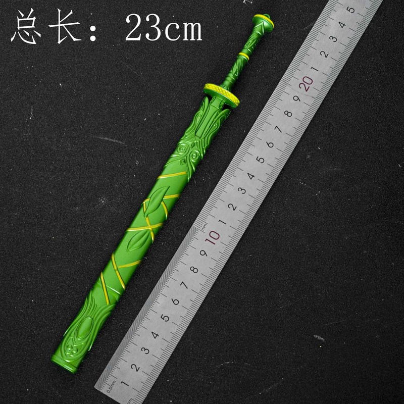 凡人修仙传动漫周边韩立武器青竹蜂云剑30cm带鞘金属模型摆件代发|undefined