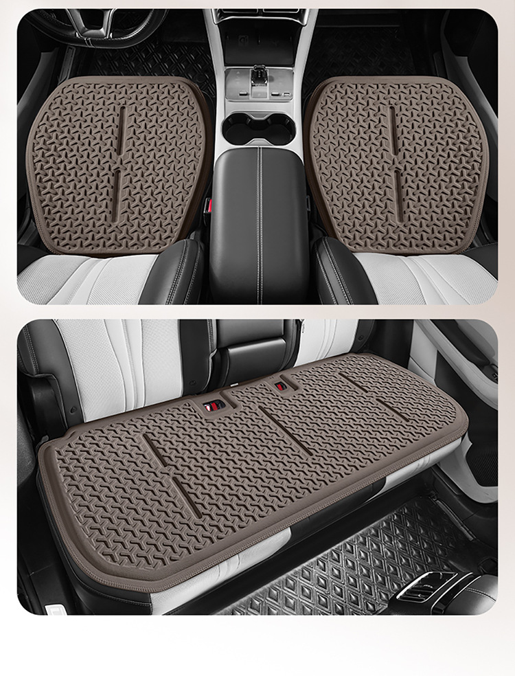 New Car Seat Cushion for All Seasons, Summer Ice Silk Cooling Cushion, Gel Seat Cushion, Honeycomb Office Cooling Cushion