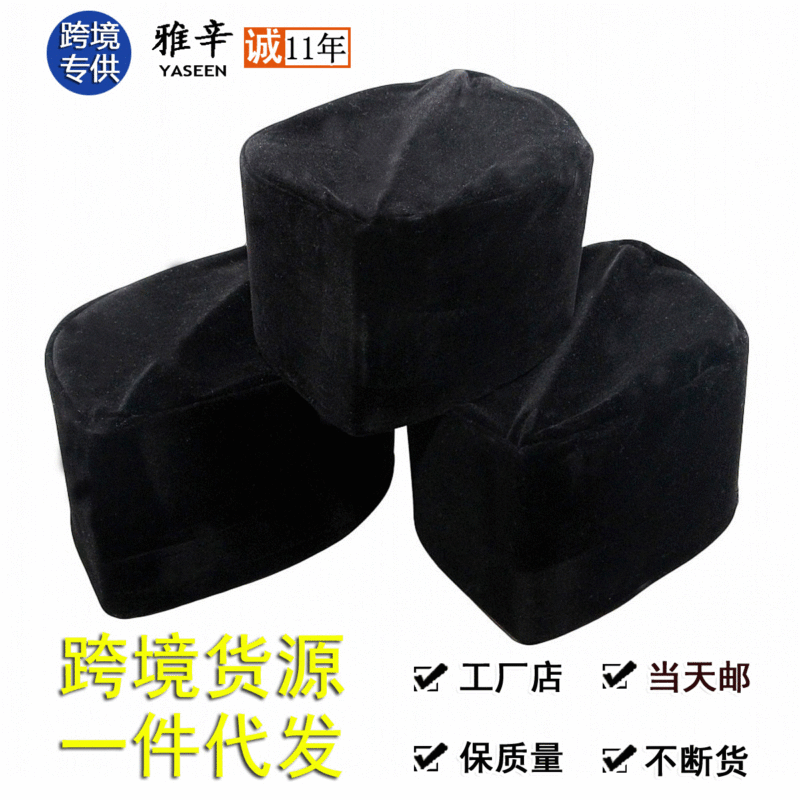 Cross-Border Supply Southeast Asian Hat Suede Malay Boat Hat Men's Hat Spot Wholesale Dropshipping
