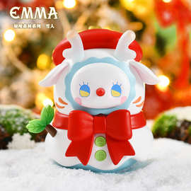 Emma秘境森林系列限定雪人USB小夜灯礼盒女孩生日礼物摆件公仔