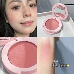 HEROROANGE Light and Fluffy Mousse Blush Cream, Youthful Matt Energy Girl Blush Eyeshadow for Women