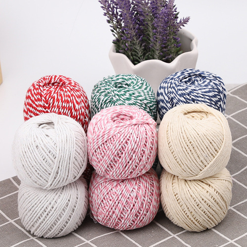 Factory straight hair 6 color bundling rope 1.5MM Zongzi thread Zongzi rope tied crab tag tied brown thread