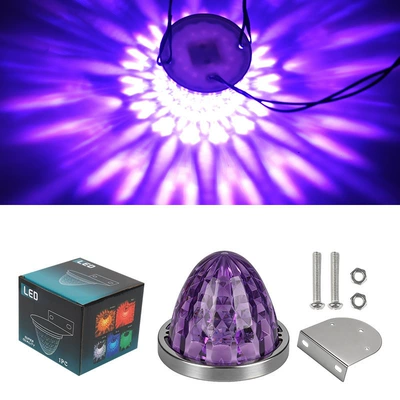 Gündüz işıqları — Plastic Truck Side Light Truck - 10-30v-always-on-purple-single-pack-1-stand