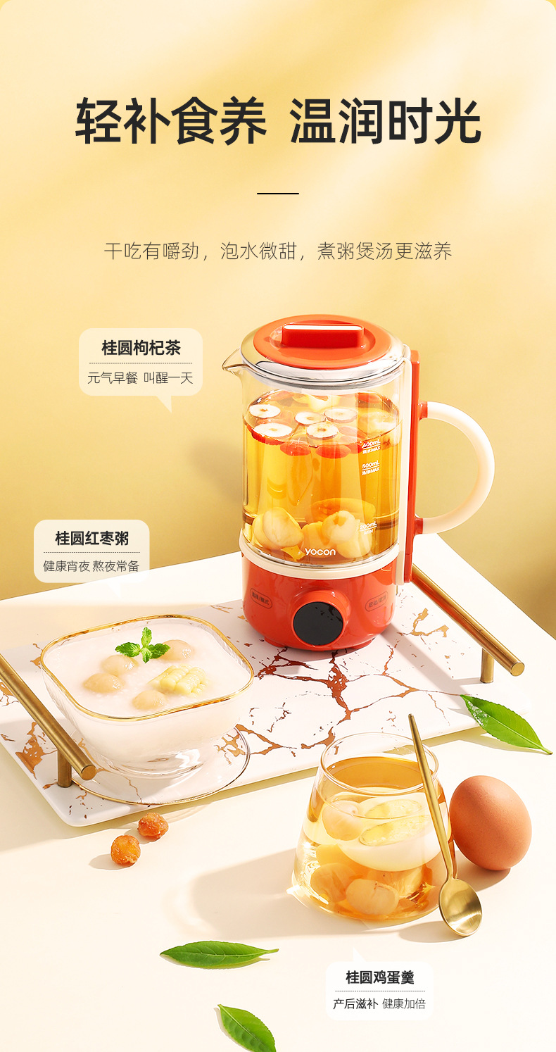 Dried Longan Flesh 500g Jar Pitted Ready to Eat Fujian Longan Dried Fruit for Tea and Soup details
