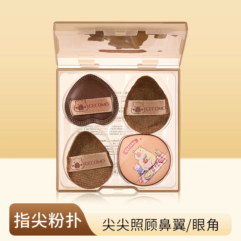 Cotton sponge, foundation, loose powder
