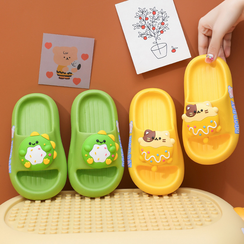 Children's slippers summer EVA material boys cartoon comfortable girls lightweight cute baby indoor and outdoor slippers
