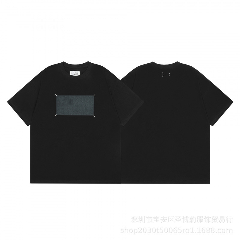 クロスボーダー メゾン マルジェラ マルジェラ デジタル プリント MM6 ピュアコットン 高品質 メンズ Tシャツ レディース 半袖 トレンド|undefined