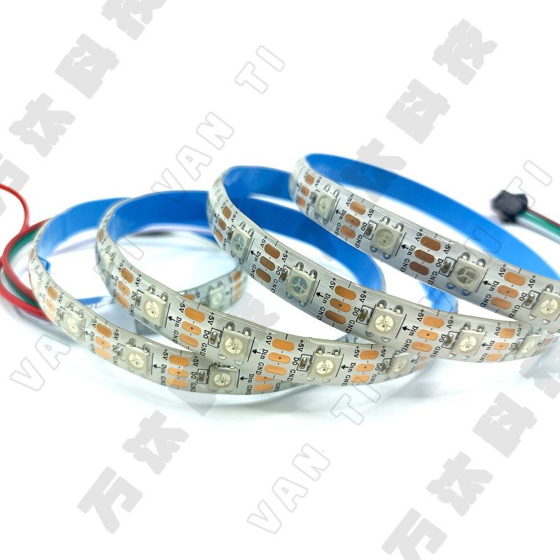 ws2812b ライトストリップ LED ライトストリップ 5050 ファントムライトストリップ 5v マース流水ライト防水内蔵 ic プログラマブル|undefined