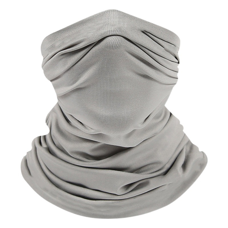 Seamless Sweat-Absorbing Quick-Dry Magic Headscarf, Versatile Sports Cycling Protective Neck Gaiter, Solid Color Windproof and Sun Protection Cycling Mask
