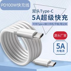 ダブルType-c5APD100Wデータ線公対公typec速充線はipad pro華為ノートを適用する