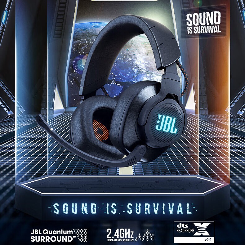 Suitable for Jbl Q610 Gaming Headset Wireless Headset E-Sports Gaming Headset Head-Mounted Surround Sound Effect Suitable for Jbl Q610 Gaming Headset Wireless Headset E-Sports Gaming Headset Head-Mounted Surround Sound Effect