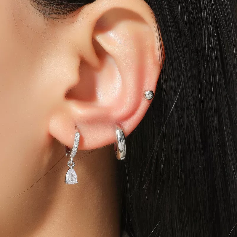 (Cross-border trading), earrings drop-shaped, set, light luxury style