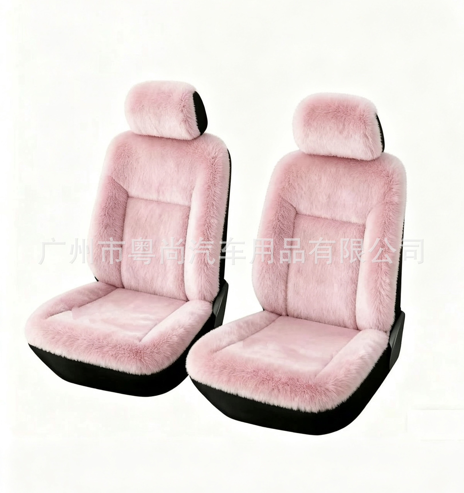 New winter cross-border bestseller, solid color plush 5-seater universal car seat cover, hot-selling on Amazon and Temu