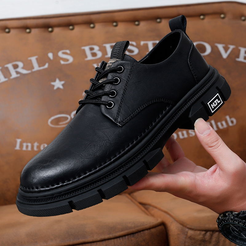 Martin Boots 2025 nuevos zapatos de montaña de cuero de vaca con lazos para hombres zapatos de trabajo casuales para hombres zapatos huecos botas cortas para hombres