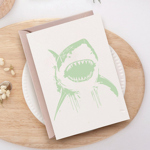 Creative Pattern Shark Template 3 Cross-Border Hot-Selling Painting Hollow Template Wall Painting Journal Decoration Masking Wholesale