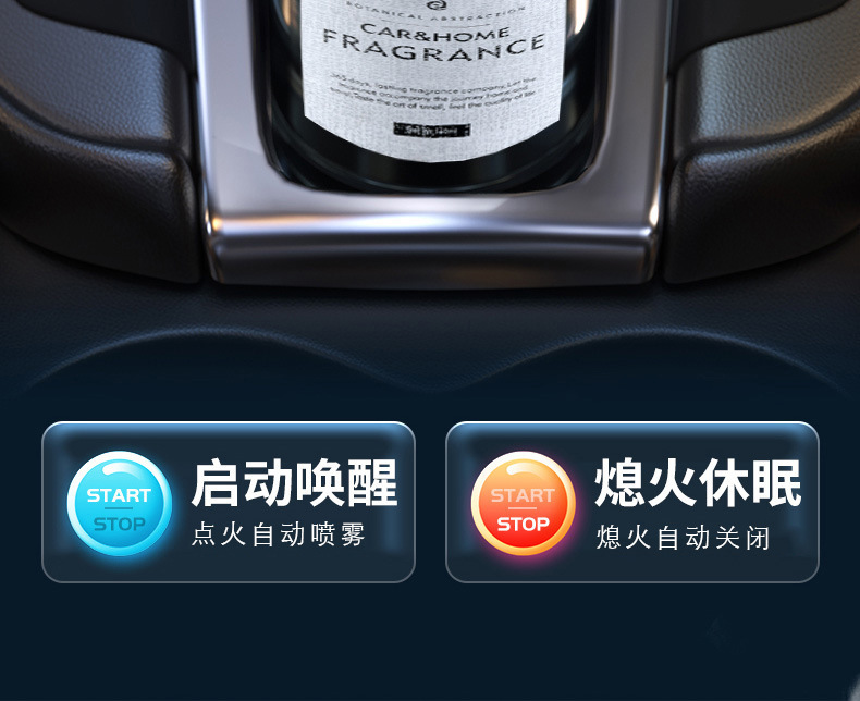 Car Accessories Fragrance Machine, Long-Lasting Light Fragrance, Portable Smart Self-Spraying Atomizer, Car Perfume, Car Aromatherapy Machine