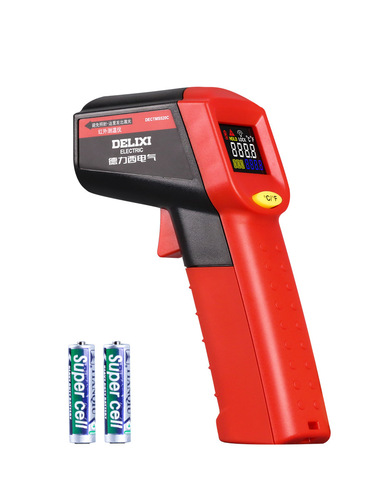 Delixi Electric Infrared Thermometer High-precision Industrial Baking Oil Temperature Thermometer Baking Thermometer Gun