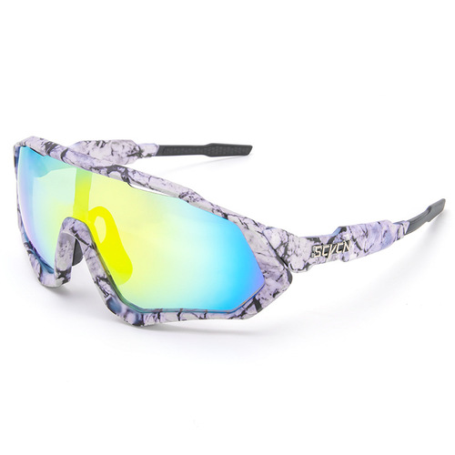 Outdoor Cycling Glasses UV400 Fashion Sports Bicycle Fully Coated Full Frame Running Windproof Glasses Wholesale