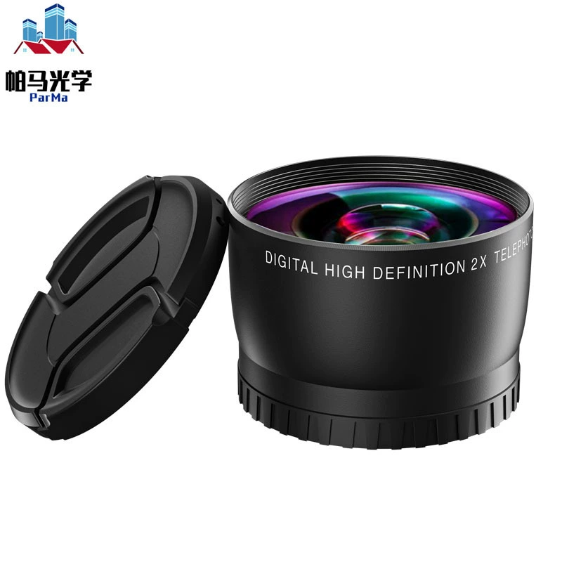 Оптовая продажа от производителя: объектив для камеры с резьбовым креплением 49/52/58 мм, фильтр-адаптер 62 мм, 2-кратный телеобъектив-удлинитель