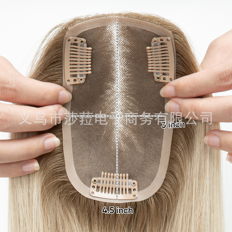 外贸网红风中分真人假发长直发 跨境欧美手勾假发全头发型wigs|undefined