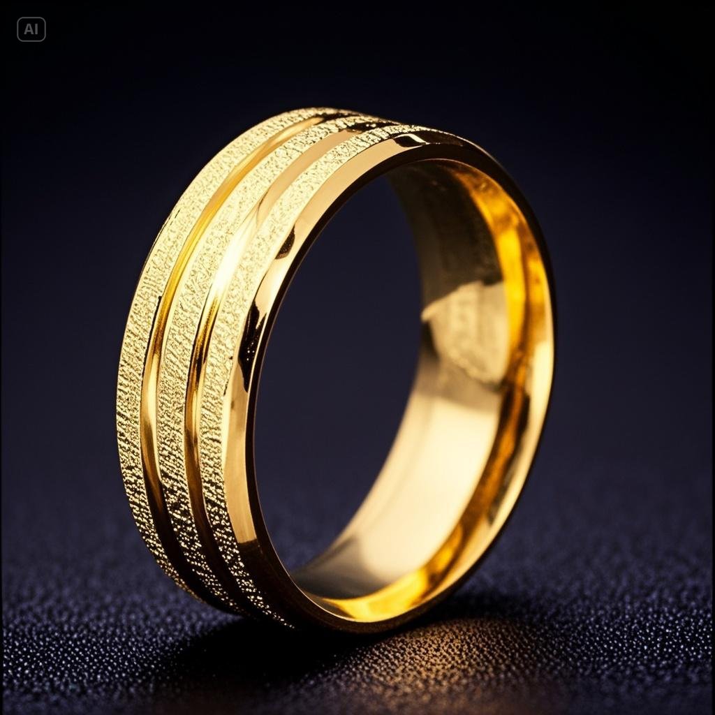 Cross-border Titanium Steel Ring Sansheng Love Frosted Unisex Fashion Stainless Steel Ring Engagement Wedding Finger Ring