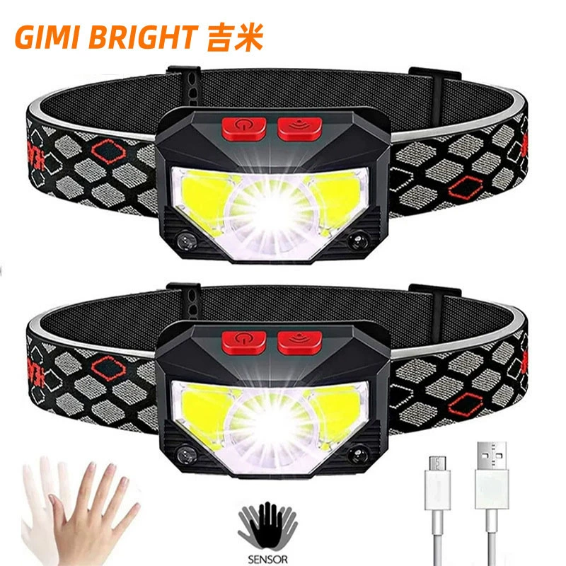 Велосипедные фары Трансграничные USB-зарядка светодиодный красный свет ночная рыбалка освещение на открытом воздухе портативный рыболовный фары