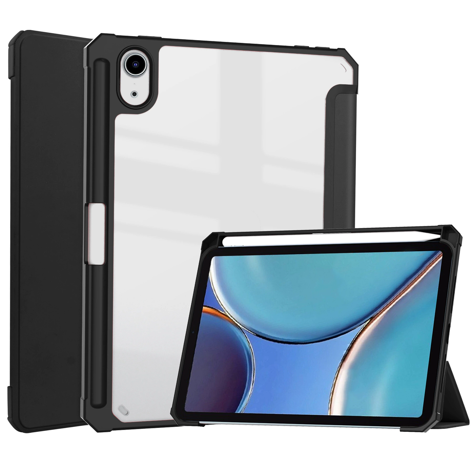 Защитный чехол (Apple iPad mini6, 10.2, Air5/4, Pro 11) — акриловая полоса, Groove-щельbrush, slim