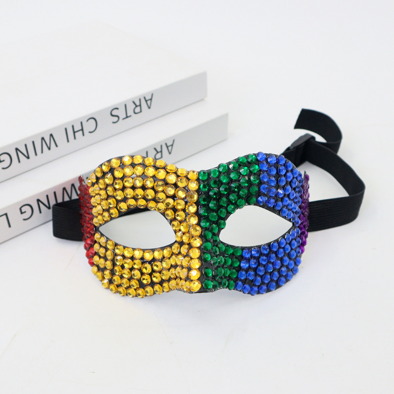 Máscaras de animales de diamante de Halloween, máscaras de cara de zorro, máscaras de carnaval, máscaras de fiesta