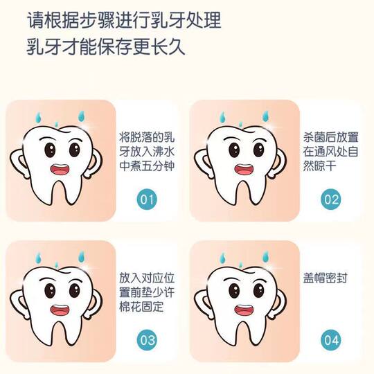 Children's nipple storage box girl's baby tooth box collection commemorative box boy's tooth change storage tooth loss collection bottle