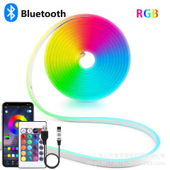 5v LED ネオンストリップ USB RGB 防水 Bluetooth アプリ 24 キーリモコン装飾照明