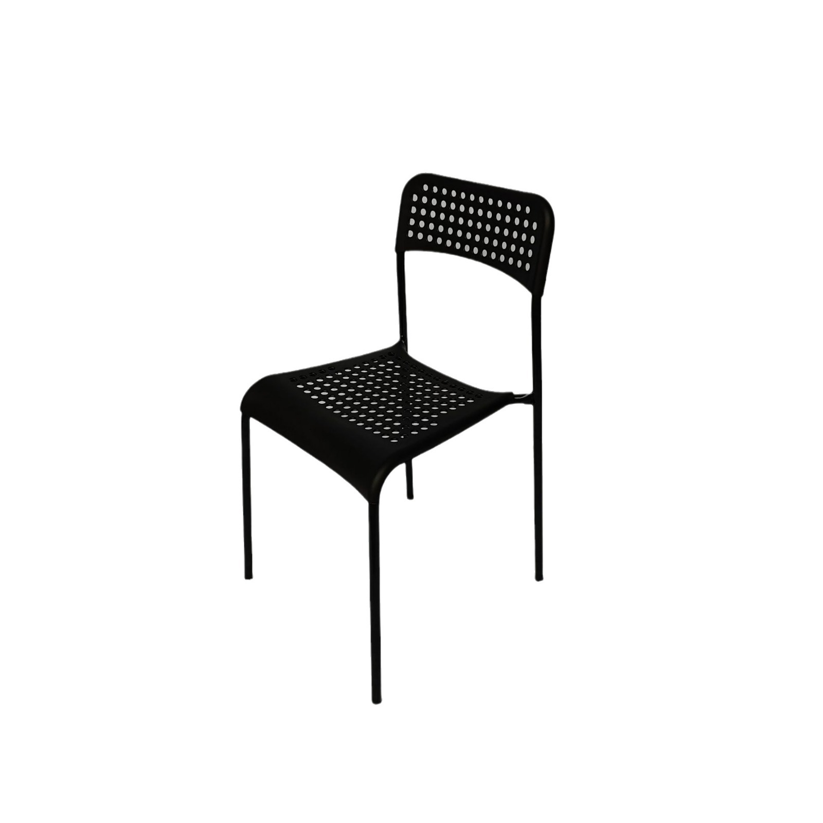 Silla de plástico simple Silla de agujero desmontable taburete apilable Silla de entrenamiento respaldo silla de oficina Silla de dormitorio de estudiantes