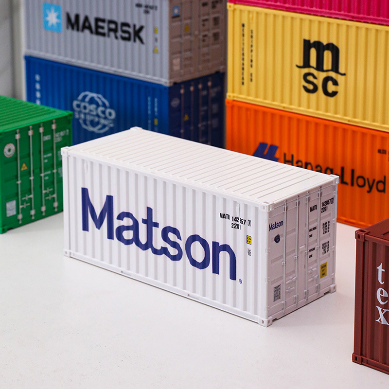 20 pies 1:30 decoración de modelo de contenedor plástico de simulación aniversario regalo de empresa se puede imprimir con texto de patrón