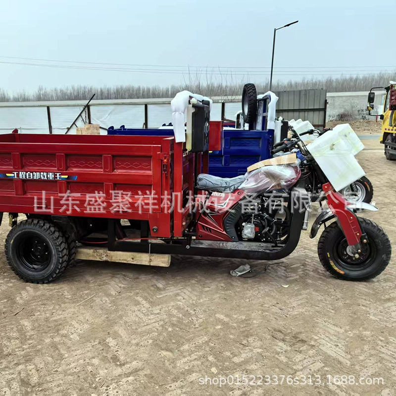 Экспортный бензиновый трехколесный мотоцикл 2024 года, новый топливный грузовой, для домашнего использования, специальный сельскохозяйственный транспорт