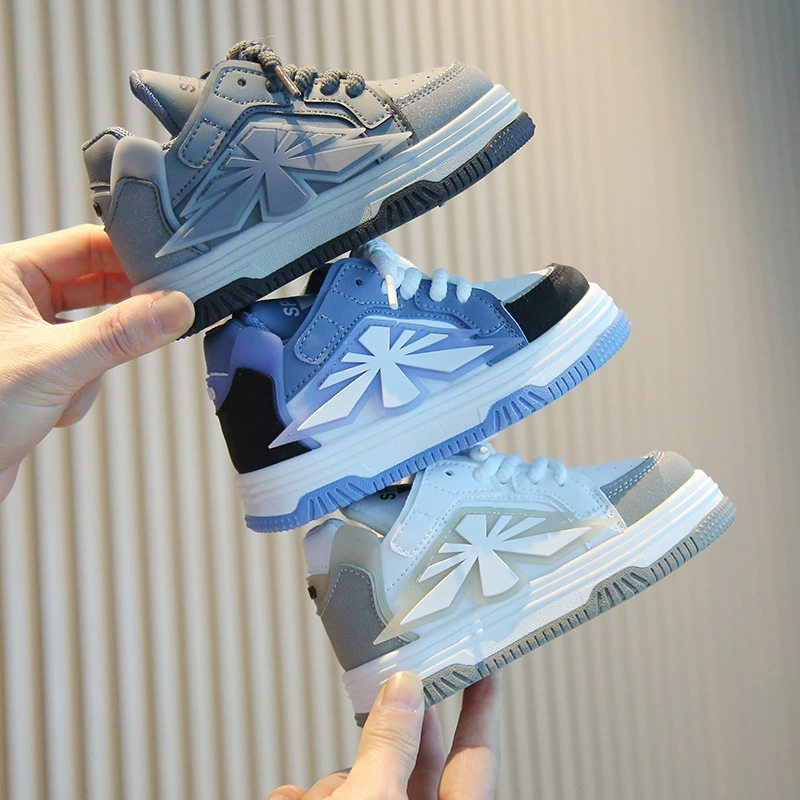 Детская спортивная обувь, весна-осень 2021, повседневные кроссовки для мальчиков, белые туфли с высоким берцем для девочек, детские туфли на мягкой подошве