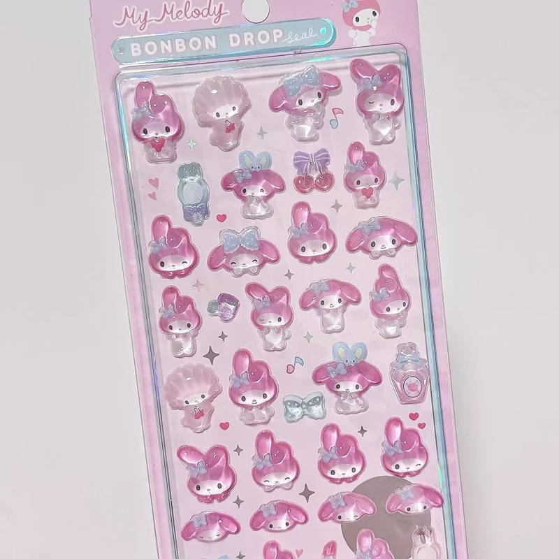 かわいい日本のシナモン犬クリスタル接着剤ステッカー漫画携帯電話レリーフ子供ステッカー女の子立体装飾ステッカー|undefined