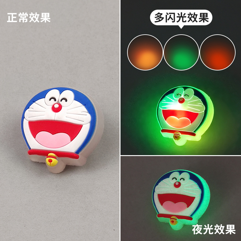 2025年越境EC下駄靴花LED発光フラッシュ楽しいDIY靴バックル靴アクセサリー装飾バックル|undefined
