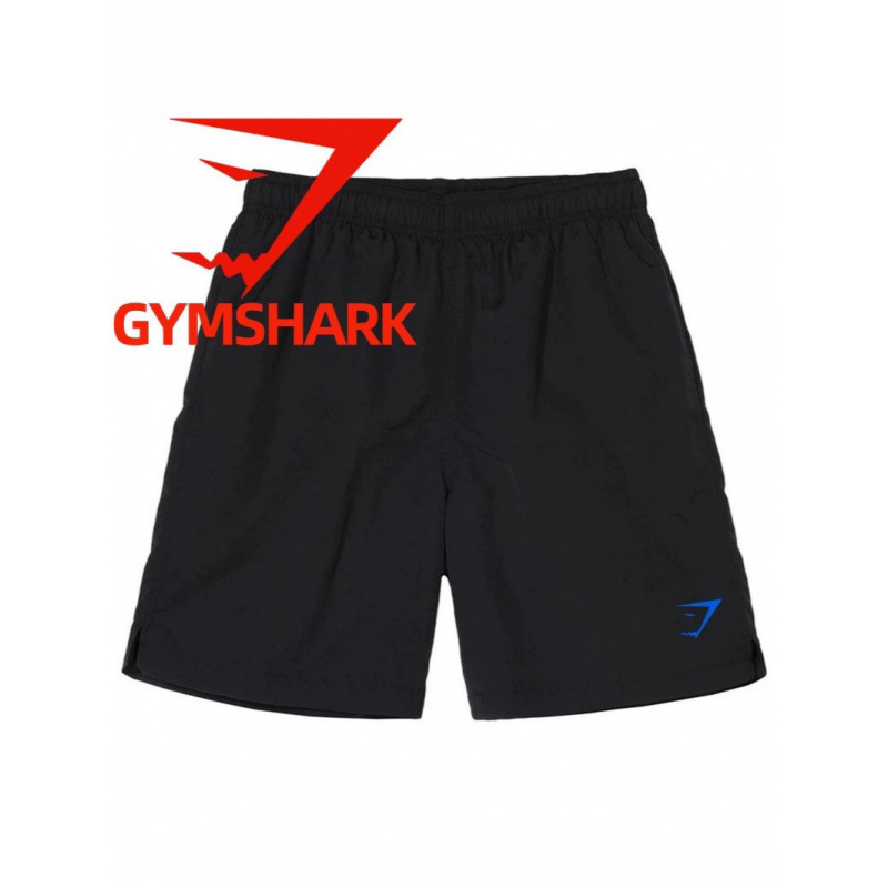 Gymshark Muscle Shark Fitness Sports Shorts Men's Summer Versatile Elastic Breathable Three-Quarter Pants Men's Sports