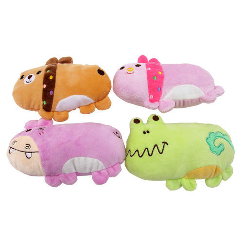 Pet dog toys, pet supplies, plush dinosaur dog toys wholesale, good four-legged long animals wholesale