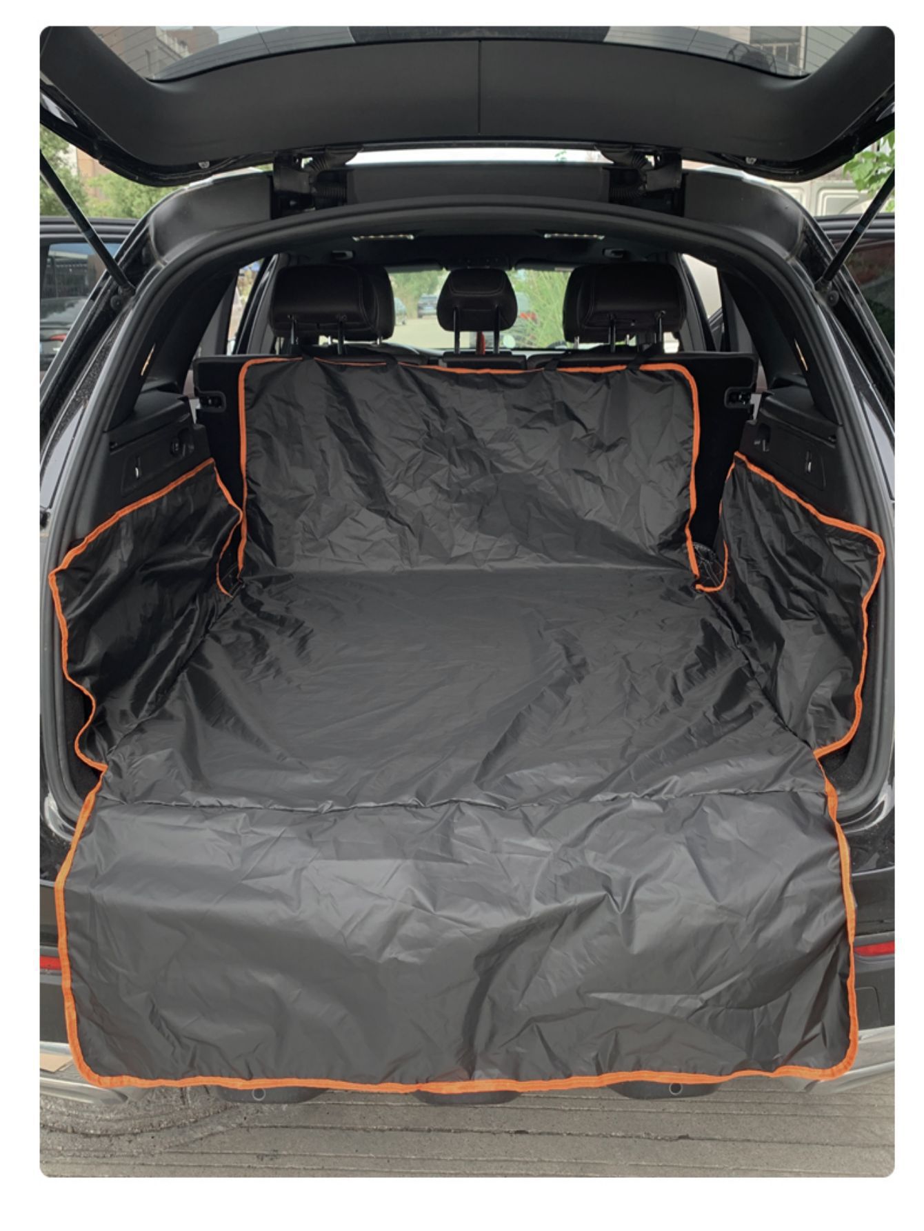Car Trunk Pet Mat for Suvs, Sedans, and Other General-Purpose Vehicles, 210t Polyester Taffeta Pet Car Mat