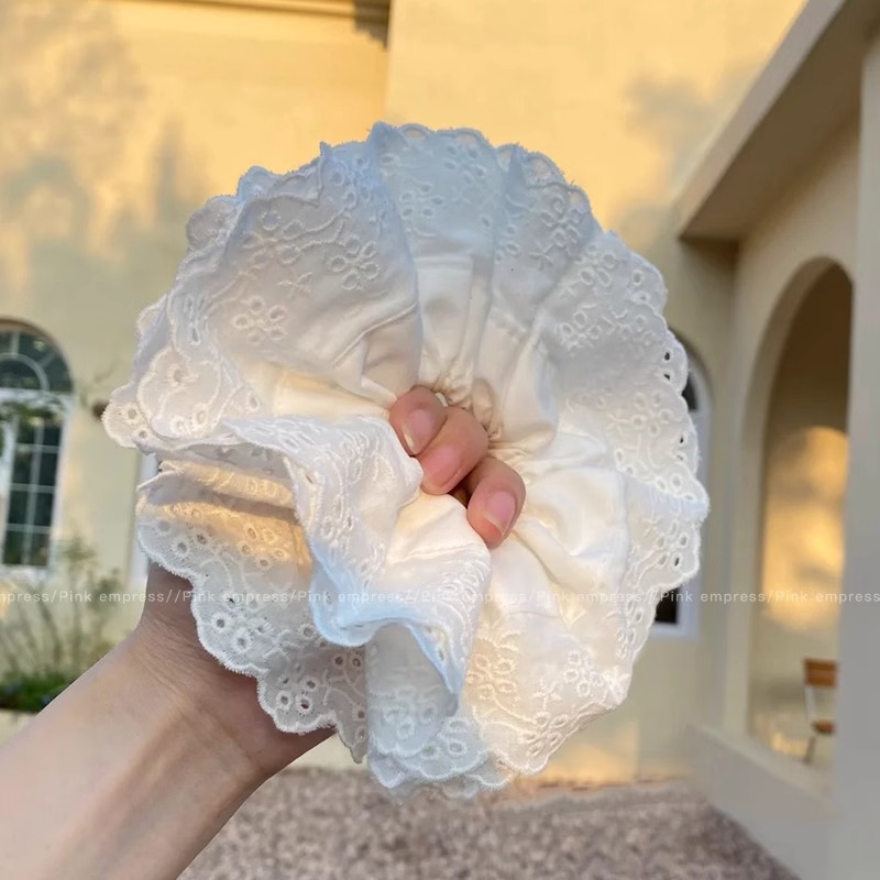 Anillo de cabello perezoso coreano cuerda de cabeza intestino grande niñas de alto nivel de la sensación de cabello de alta elasticidad correa de cabello de cabello super grande