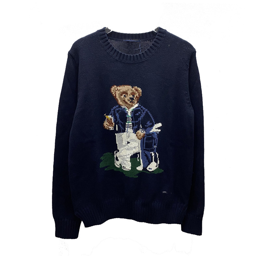 Sapphire blue cross-legged bear