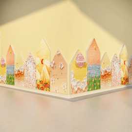 幼儿园楼梯墙面装饰班级文化走廊过道环境创布置材料主题成品