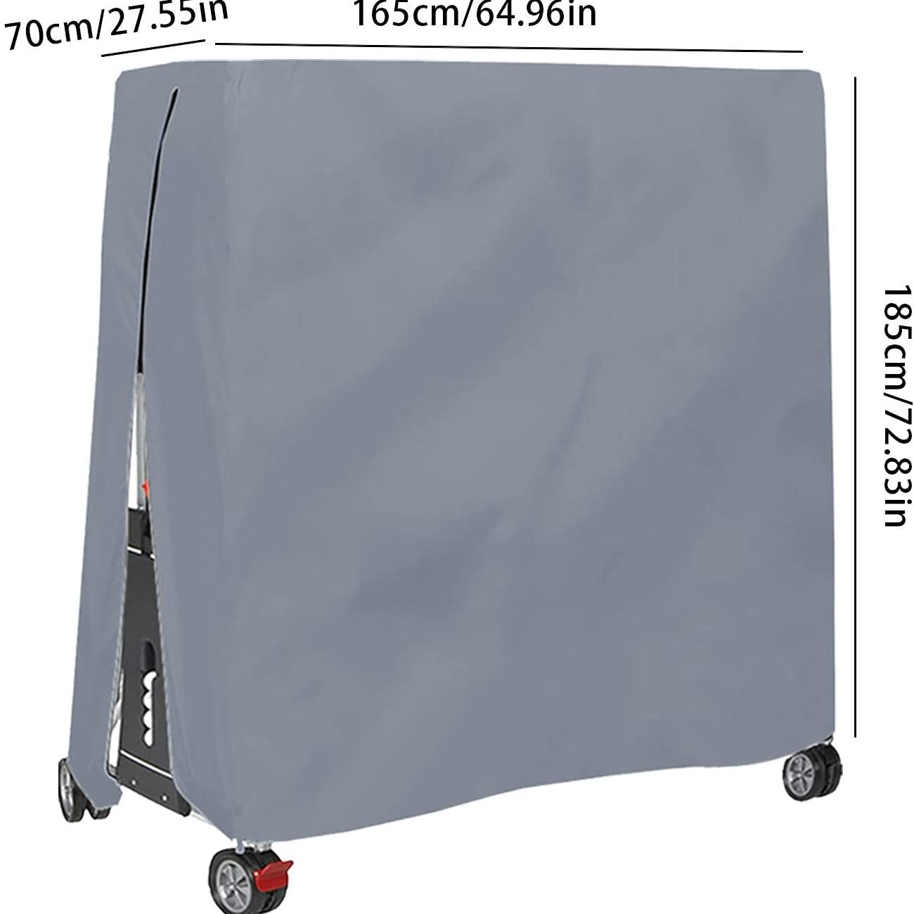 Gris 165*70*185cm cremallera