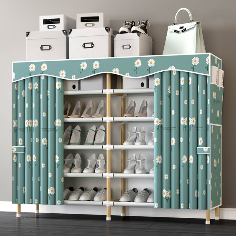 实木鞋柜鞋架子家用门口多层防尘经济型大容量入户宿舍简易收纳架