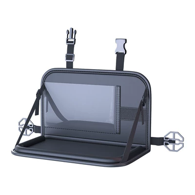 Car Seat Back Table, Rear Seat Folding Dining Table, Car Children's Dining Gadget, Small Table for Car Seat Back (Car table board) - athens-black-folding-small-table-short-style