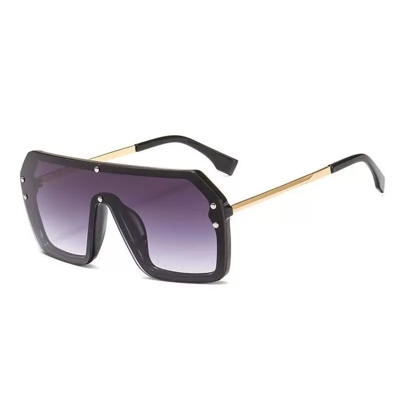 欧美新款潮流连体太阳镜6998字母F墨镜 时尚大框男女个性跨境眼镜